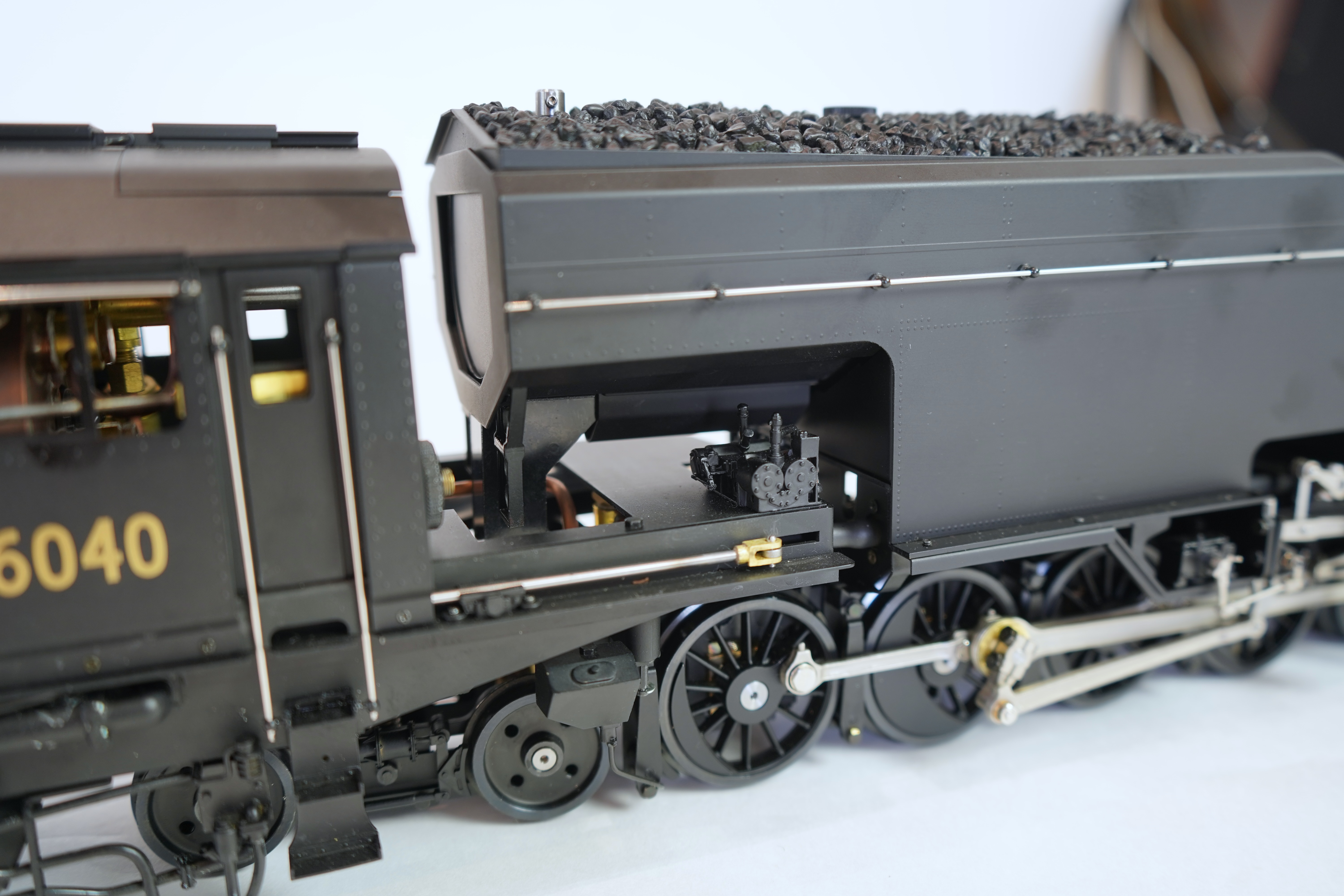 A Gauge One Aster Hobbies live steam Australian NSWGR AD60 Class, Bayer-Garratt 4-8-4+4-8-4 locomotive (from the 2009 production run), 6040, the kit built version, spirit fired working four cylinder motion, with grate an